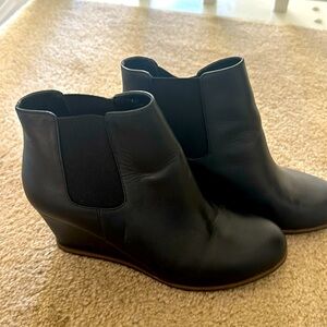Gently Used Black Booties